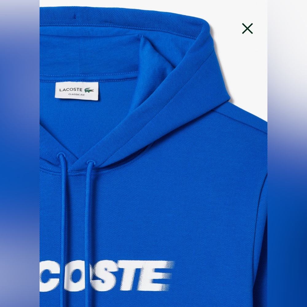 Lacoste Men’s Pique Hoodie - Picture 14 of 15